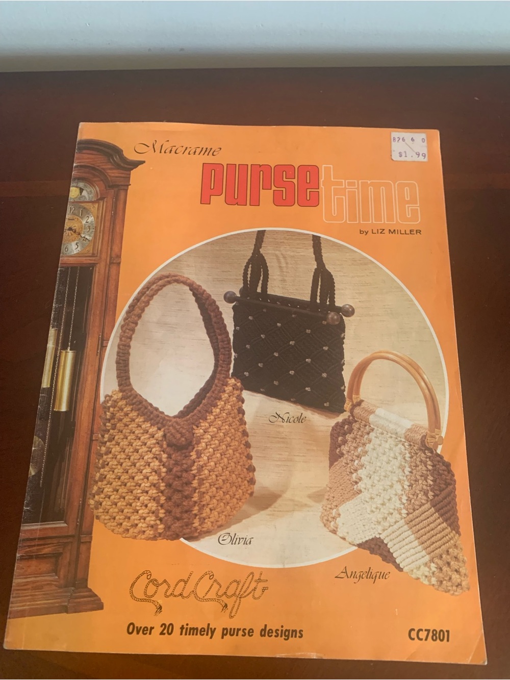 Vintage Macrame Purse Booklet by Cord Craft